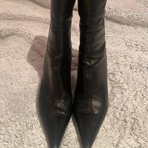 Gucci Shorts leather Boots automatic black size 6/5 B